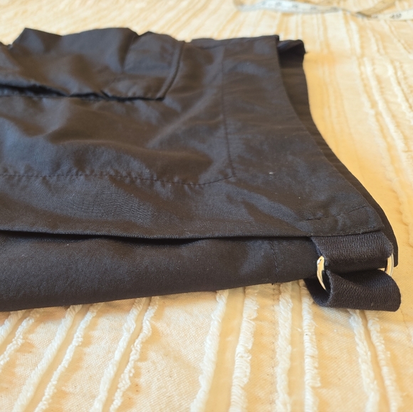 Urban Outfitters Black Wrap Cargo Midi Skirt with Belt | Size Small Petite - Picture 7 of 14